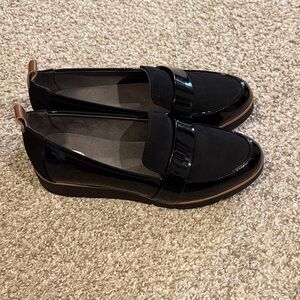 Dr. Scholl's Black Patent Loafers